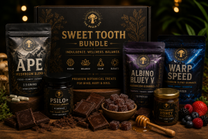 Sweet Tooth Wellness Bundle — botanical mushroom gummies and chocolates bundle by The Brain Spa